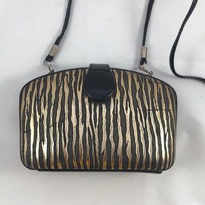 Vintage Zebra print ‘90’s hard plastic purse